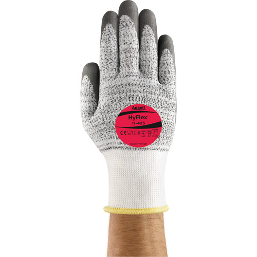 HyFlex Cut Resistant Gloves, 8, 13 Gauge, Polyurethane Coated, EN 388 Level C - Ansell 11425080