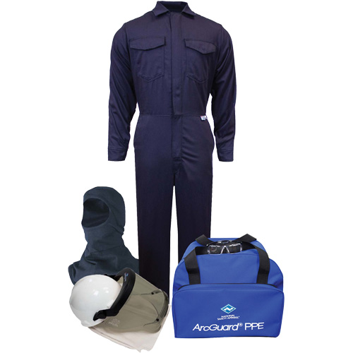Tecgen Small FR Coverall Kit, 8 cal/cm² - Enespro KIT2CV08NGBSM