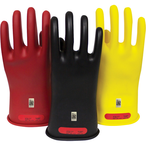Arcguard Rubber Voltage Gloves, Size 8, 10" L - Enespro GC00Y08