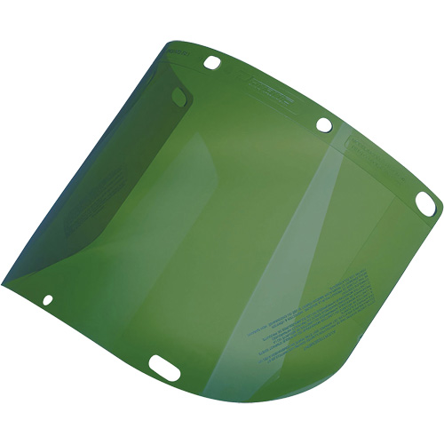Dynamic Formed Faceshield, Polycarbonate, Green Tint - PIP Global Safety EP815PFGT/60