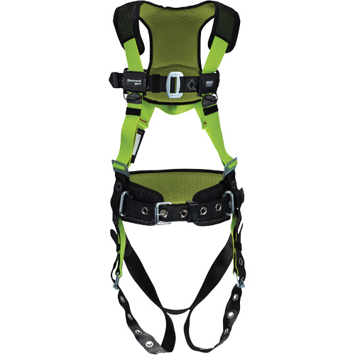 Harnais complet confortable pour la construction mod&egrave;le H55 Miller, Certifi&eacute;e CSA, Classe A, Moyen/Petit, Cap. 420 lb - PIP Global Safety H5CC311001