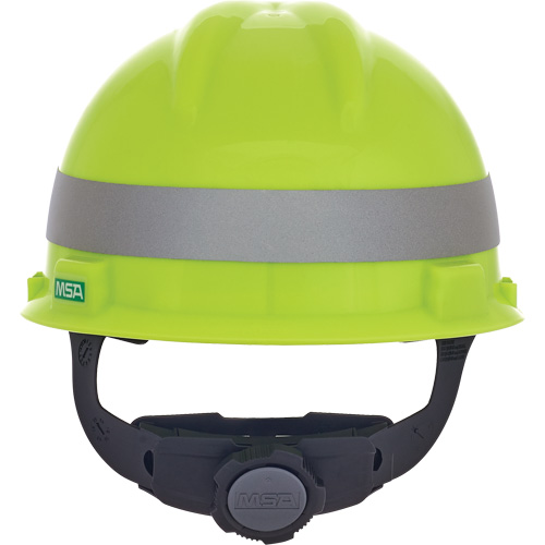 Casque de s&eacute;curit&eacute; &agrave; fentes V-Gard, R&eacute;pond aux normes CSA type 1, Suspension Rochet, Non ventil&eacute; - MSA 10102194