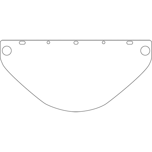 Visi&egrave;re de s&eacute;curit&eacute; universelle Dynamic, Polycarbonate, Teinte Transparent - PIP Global Safety EP919P/40