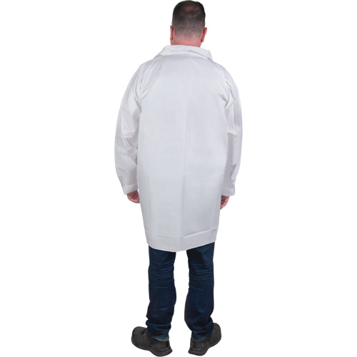 Protective Lab Coat, Microporous, White, 2X-Large - Zenith Safety Products 