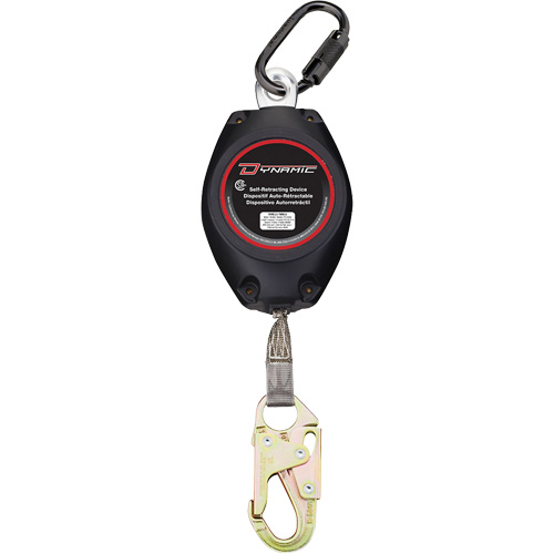 Cordage de s&eacute;curit&eacute; autor&eacute;tractable Dynamic, 20', Dyneema, Pivotant - PIP Global Safety FP2206W