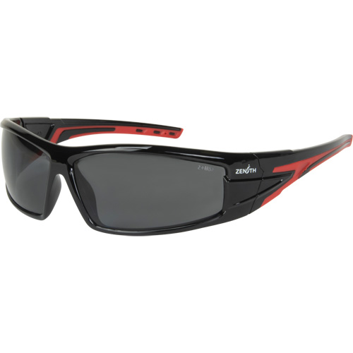 Z3300 Series Safety Glasses, Grey/Smoke Lens, Anti-Scratch/Polarized, ANSI Z87+/Meets/Exceeds CSA Z94.3 - Zenith Safety Products 