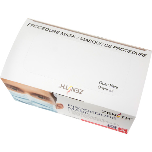Disposable Procedure Face Masks, ASTM F2100 Level 3, Class 1 - Zenith Safety Products 