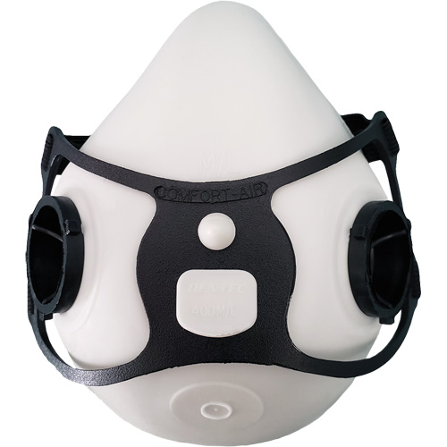 Respirateur &agrave; demi-masque Comfort-Air 400Nx sans soupape d'expiration, &eacute;lastom&egrave;re/Caoutchouc, Moyen/grand - Dentec 15R400NXMDML00