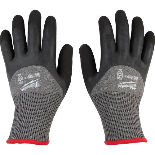 Winter Dipped Gloves, Medium, 13 Gauge, Rubber Latex Coated, ASTM ANSI Level A5 - Milwaukee 48-73-7951