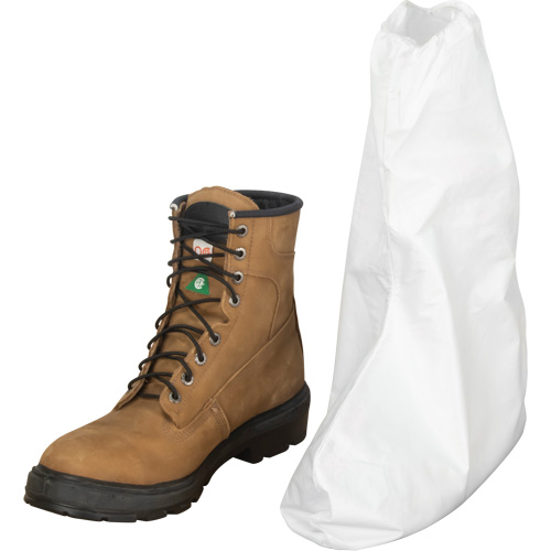 Boot Covers, One Size, Microporous, White - Zenith Safety Products 