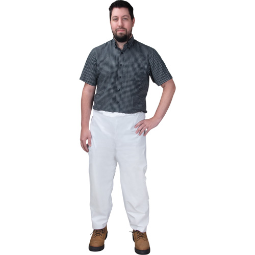 Disposable Pants, Microporous, Large, White - Zenith Safety Products 