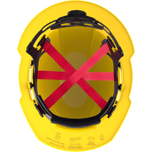 Full Brim Hardhat, Meets CSA Type 1, Ratchet Suspension, Vented - Milwaukee 48-73-1223