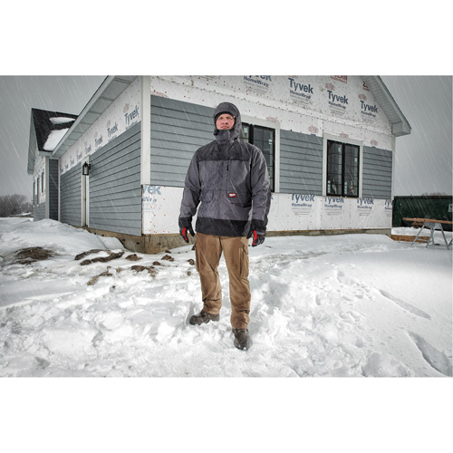 Hydrobreak Rainshell Jacket, Men's, Small, Grey - Milwaukee 310G-S