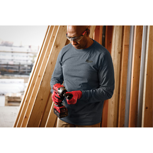T-shirt de travail hybride, Hommes, Petit, Bleu - Milwaukee 604BL-S