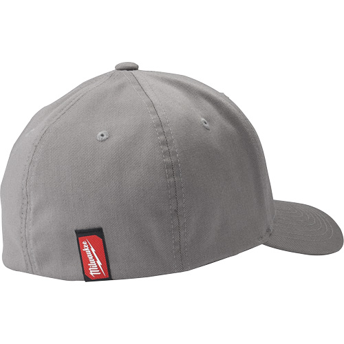 Flexfit&reg; Fitted Hat - Small/Medium, Grey, Poly-Cotton - Milwaukee 504G-SM