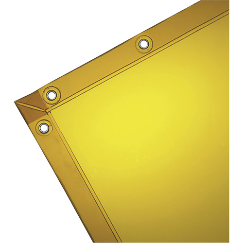 Rideau pour soudure, 72" x 72", Transparence &eacute;lev&eacute;, Jaune - Jackson Safety 36296