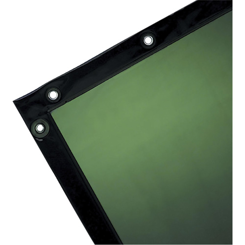Welding Curtain, 72" x 72", Moderate Transparency, Green - Jackson Safety 36299