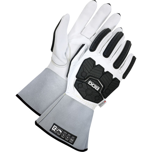 Classic Impact & Cut Resistant Lined Driver Gloves with 5" Cuffs, Large, ASTM ANSI Level A6 - Bob Dale Gloves 20-9-5005-L