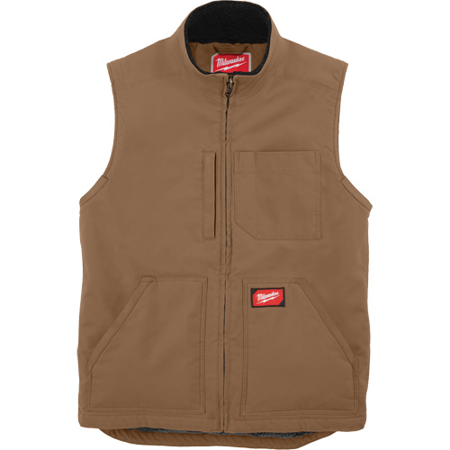 Veste doubl&eacute;e en sherpa ultra-r&eacute;sistante, Hommes, 2T-Grand, Brun - Milwaukee 801BR-2X
