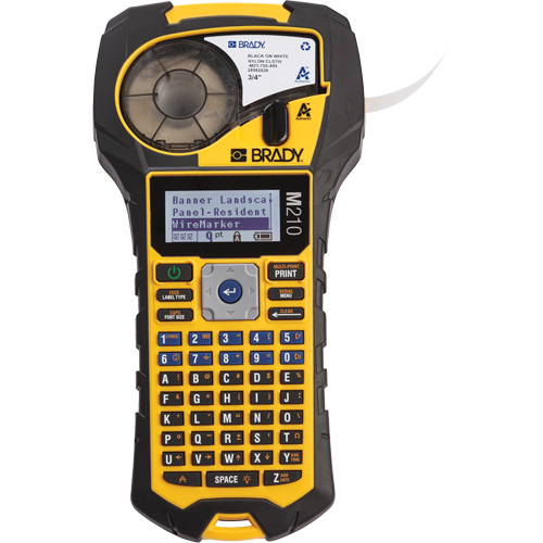 Handheld Label Maker, 0.75" Tape - Brady M210