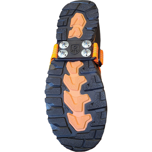 Midcleat&reg; Non-Sparking Ice Cleat, Carbon Steel, Stud Traction, One Size - Impacto MIDCLEATLGR