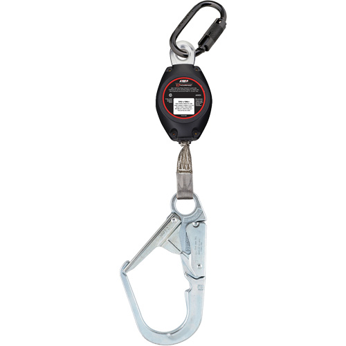 Dynamic Large Snap Hook Self-Retracting Lifeline, 7', Polyester, Swivel - PIP Global Safety FP1102WB