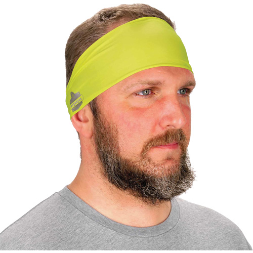 Chill-Its 6634 Cooling Headband, High Visibility Lime-Yellow - Ergodyne 12703