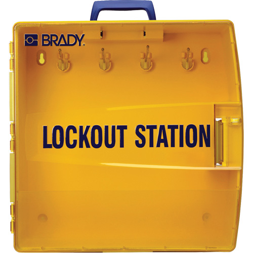 Ready Access Lockout Station, None Padlocks, 40 Padlock Capacity, Padlocks Not Included - Brady 105942