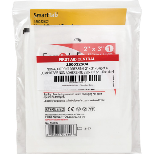 SmartCompliance&reg; Refill Non-Adherent Pads - First Aid Central 150032SC4