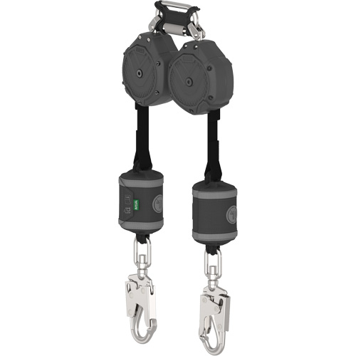 V-Shock&reg; Non-Leading Edge Personal Fall Limiter, 6', Web, Swivel - MSA VSOHW-012-QE-C