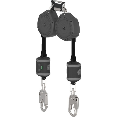 Limiteur de chute personnel V-Shock sans bord d'attaque, 8', Sangles, Pivotant - MSA VSOHW-022-QE-C