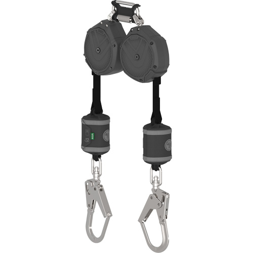 V-Shock&reg; Non-Leading Edge Personal Fall Limiter, 8', Web, Stationary - MSA VSOHW-022-QH-C