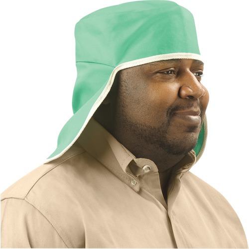 Weldlite Welding Cap With Neck Drape, One Size, Green -  