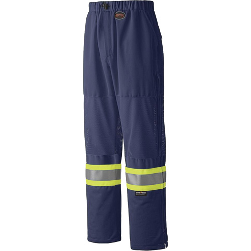6003P Pantalon de s&eacute;curit&eacute; routi&egrave;re, Polyester, 4T-Grand, Bleu marin - Pioneer V1070380-4XL