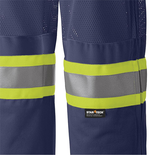 6003P Pantalon de s&eacute;curit&eacute; routi&egrave;re, Polyester, 4T-Grand, Bleu marin - Pioneer V1070380-4XL