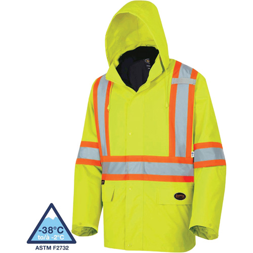 5633 The Rock 3-in-1 Parka, High Visibility Lime-Yellow, Large - Pioneer V1083160-L