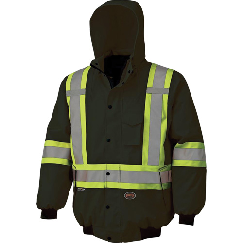 5026 Veste aviateur imperm&eacute;able 7 en 1, Polyester, Noir, Moyen - Pioneer V1120370-M