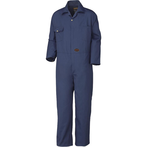 515 Coveralls with Brass Zipper, Men's, Navy Blue, Size 56 - Pioneer V2020380-56