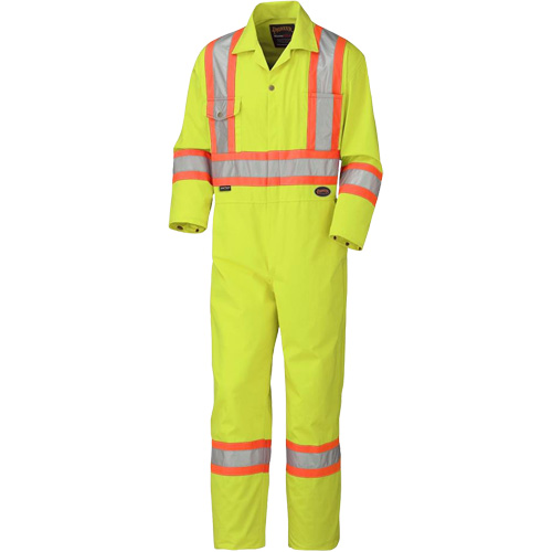 5512 Coveralls, 36, High Visibility Lime-Yellow - Pioneer V2020560-36