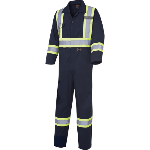 516 Coveralls, 46, Navy Blue - Pioneer V2020680-46