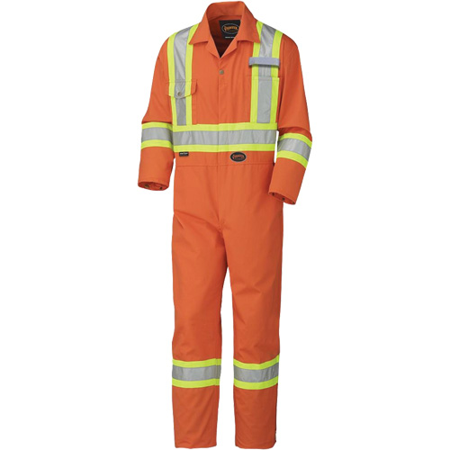 5513 Combinaison pour lavage industriel, 36, Orange haute visibilit&eacute; - Pioneer V2021510-36