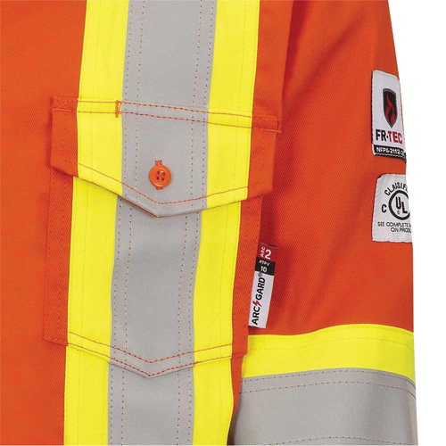 7743 Chemise de s&eacute;curit&eacute; ignifug&eacute;e FR-Tech, T-Grand, Orange haute visibilit&eacute; - Pioneer V2540460-XL