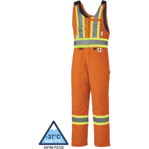 5534A Combinaison de s&eacute;curit&eacute; matelass&eacute;e ignifuge, 3T-Grand, Orange - Pioneer V2560351-3XL