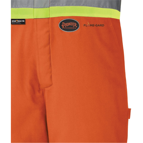 5534A Combinaison de s&eacute;curit&eacute; matelass&eacute;e ignifuge, 3T-Grand, Orange - Pioneer V2560351-3XL