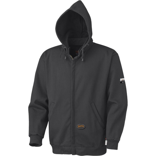 337 Capuche &agrave; fermeture &eacute;clair ignifug&eacute;e, Hommes, T-Grand, Noir, 22 cal/cm² - Pioneer V2570270-XL