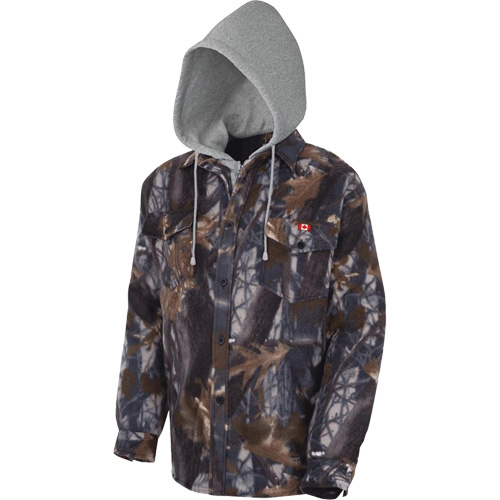 415CM Quilted Hooded Shirt, Men's, X-Small, Multi-Colour - Pioneer V3080490-XS