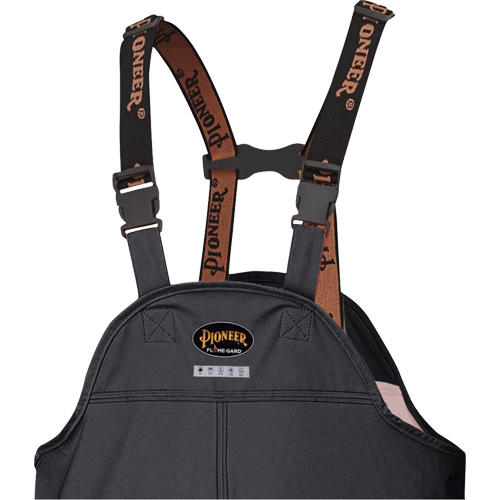 5895BK Salopettes extensibles imperm&eacute;ables et ignifuges, 3T-Grand, Noir - Pioneer V3520270-3XL