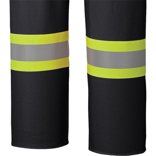 5895BK Salopettes extensibles imperm&eacute;ables et ignifuges, 3T-Grand, Noir - Pioneer V3520270-3XL