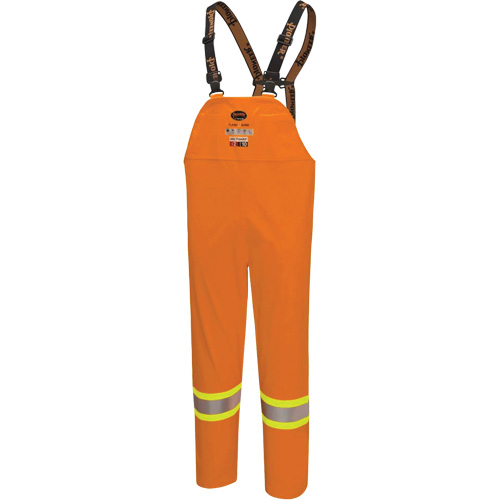 5882 FR/Arc-Rated Waterproof Safety Bib Pants, X-Small, High Visibility Orange - Pioneer V3520750-XS