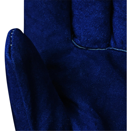 630 Blue Insulated Fitter's Gloves, One Size, Split Cowhide Palm, Boa Inner Lining - Pioneer V5081200-O/S